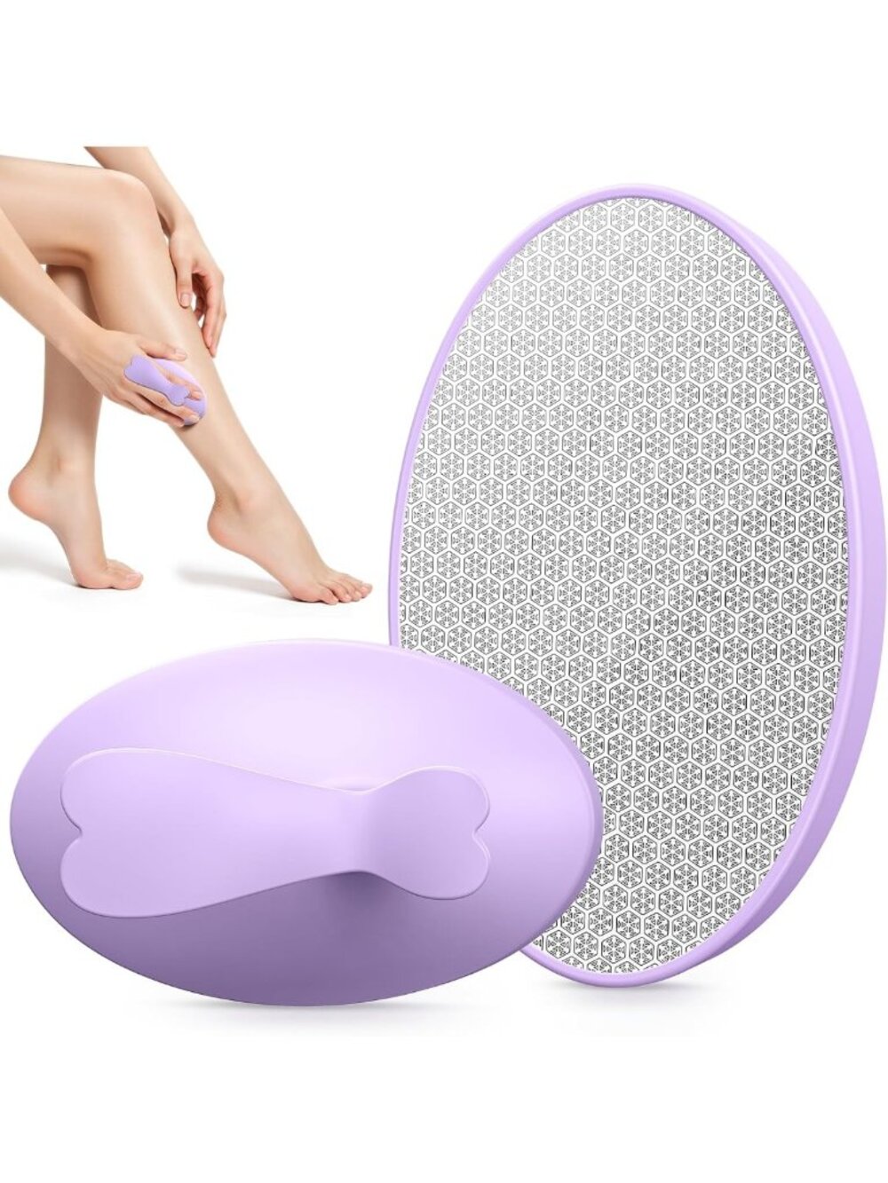 Painless Crystal Hair Eraser - Nano Glass Hair Remover for Smooth Skin, Unisex